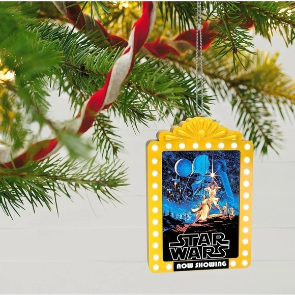 Hallmark Keepsake Christmas Star Wars: A New  Hope Now Showing Ornament Light - Picture 4 of 11